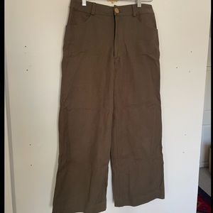 Harly Jae, Pierrot Pants - Olive, size medium, handmade in Vancouver